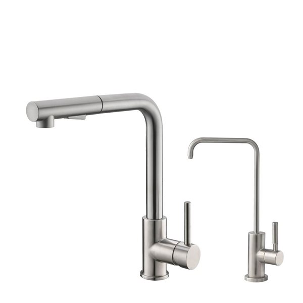 Stylish Single Handle Pull Down Kitchen Faucet With Cold Water Tap In   332004382 MainImage 001 L 