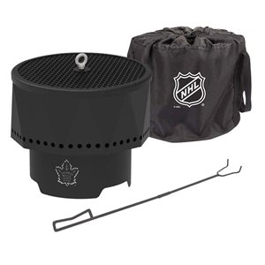 Blue Sky NHL Toronto Maple Leafs 16-in Ridge Portable Steel Smokeless Fire Pit