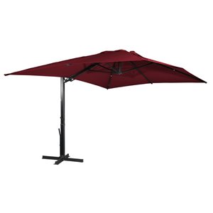 Mondawe 13-ft Wine Red Offset Crank Patio Umbrella