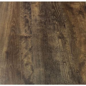 Toucan SPC Serie 2 10-piece 7.2 x 48-in Chocolate Rust Click Lock System Waterproof Vinyl Plank Flooring