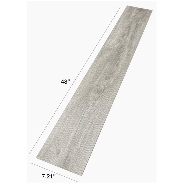 Toucan SPC Serie 1 10-piece 7.2 x 48-in Ash Click Lock System Waterproof Vinyl Plank Flooring