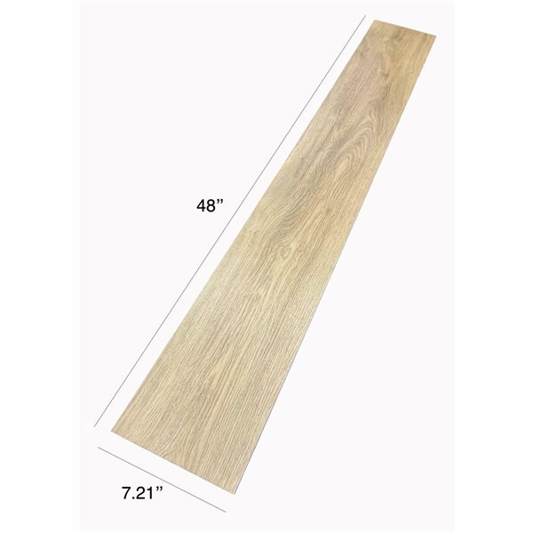 Toucan SPC Serie 2 10-piece 7.2 x 48-in Chi Chi Click Lock System Waterproof Vinyl Plank Flooring