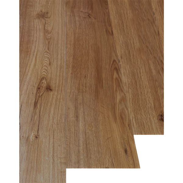 Toucan SPC Serie 1 10-piece 7.2 x 48-in Fall Brown Click Lock System Waterproof Vinyl Plank Flooring