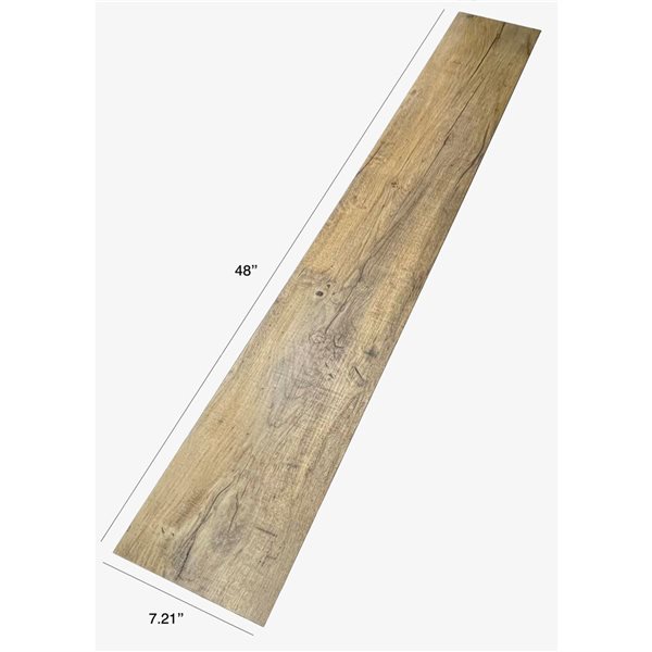 Toucan SPC Serie 1 10-piece 7.2 x 48-in Honey Click Lock System Waterproof  Vinyl Plank Flooring TFSPC127P-F