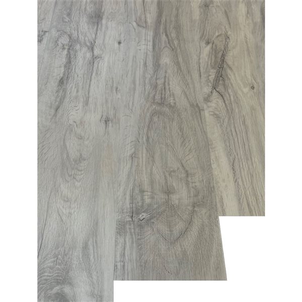 Toucan SPC Serie 3 12-piece 7.2 x 48-in Modern Grey Click Lock System Waterproof Vinyl Plank Flooring