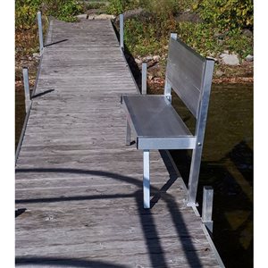 Banc pliable Dockmaster 48 po en aluminium