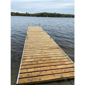 Dockmaster Western Red Cedar Panel for 6 x 30-ft Dock Kit