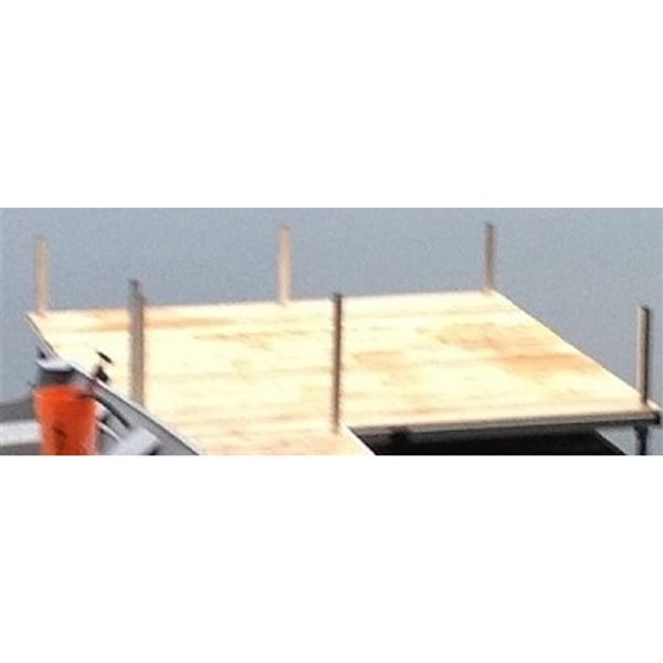 Dockmaster Western Red Cedar Panel for 12 x 10-ft Dock Kit