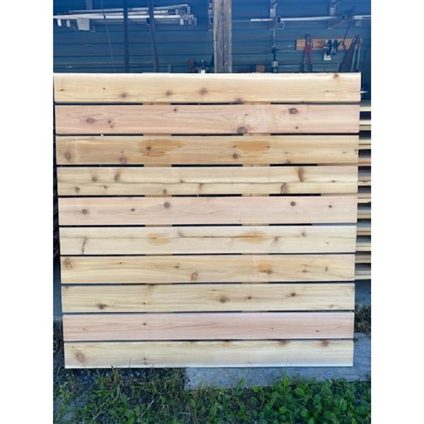 Dockmaster Western Red Cedar Panel for 5 x 30-ft Dock Kit