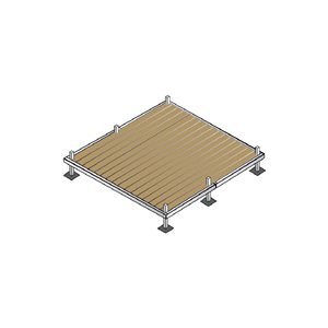 Dockmaster 12 x 10-ft Aluminium Dock Kit (Frame Only)