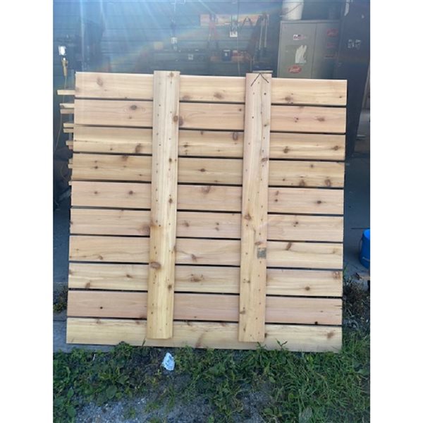 Dockmaster Western Red Cedar Panel for 4 x 25-ft Dock Kit