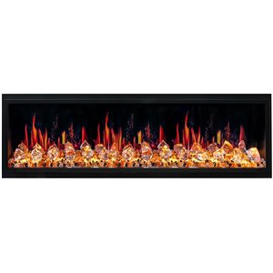 Litedeer Homes Latitude 65-in Smart Ultra-Slim Wall-Mounted Electric Fireplace