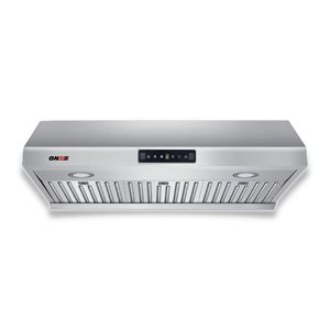 Onex 30-in 860 CFM Stainless Steel Under Cabinet Range Hood