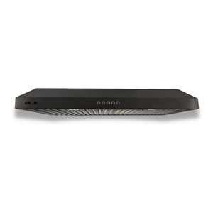 Onex 30-in 450 CFM Black Under Cabinet Range Hood