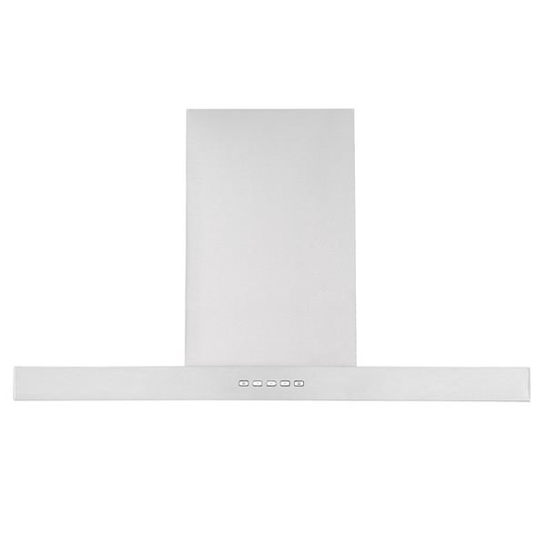 Ancona 36-in 600 CFM Stainless Steel Convertible Wall Mount Range Hood with Charcoal Filter included