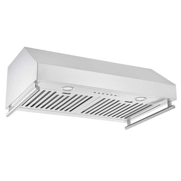 Ancona 30-in 450 CFM Stainless Steel Undercabinet Range Hood with Utensil Bars