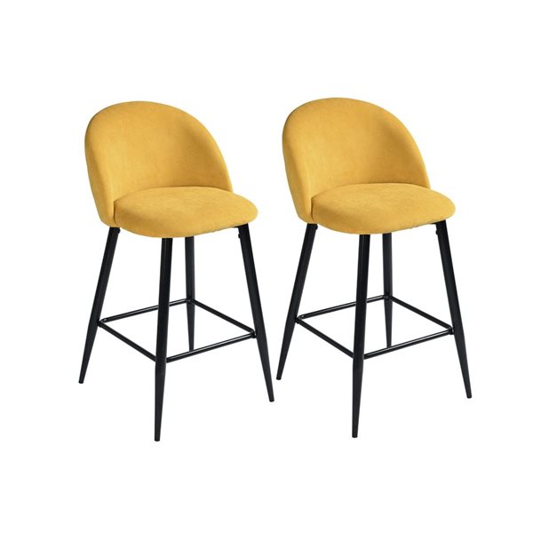 Yellow on sale stool chair