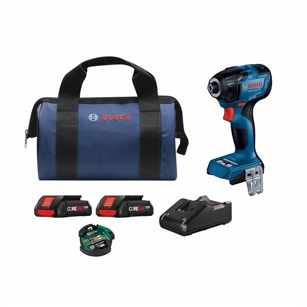 Bosch 18-volt 1/2-in Keyless Brushless Cordless Drill (1-Battery Included,  Charger Included and Soft Bag included) in the Drills department at