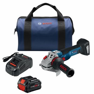 Bosch Brushless 5-in Angle Grinder Kit with (1) 18 V 8.0 Ah Battery