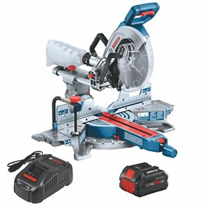 Bosch Profactor 10-in 8 A 18 V Dual Slide Compound Cordless Miter Saw - Battery Included