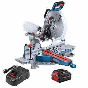 Bosch Profactor 12-in 8 A 18 V Dual Slide Compound Cordless Miter Saw - Battery Included