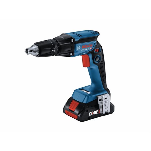 Bosch 4 Ah 18 V Lithium Ion Brushless Screw Gun Kit GTB18V 45B15