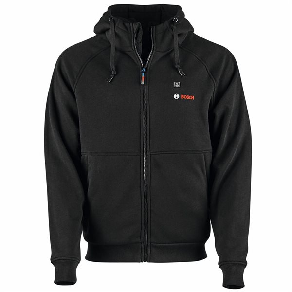 Bosch 12 V Max Heated Hoodie Kit with Portable Power Adapter - Size Large