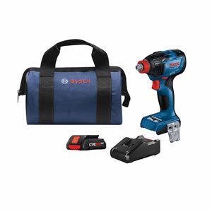 Bosch Connected-Ready 18V 1/4-in and 1/2-in Brushless Cordless Impact Driver/Wrench (Battery Included)