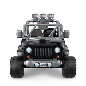 Power Wheels Jeep Wrangler Willys Kid's Black Vehicle  12 V with Charger