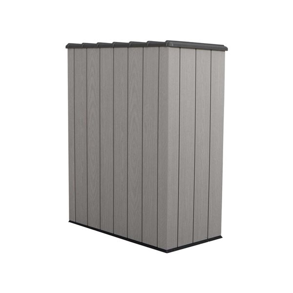 LIFETIME 5-ft x 2-ft Grey Rought Cut Finish Outdoor Storage Shed