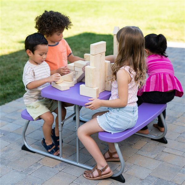 LIFETIME Table de pique-nique d'extérieur pour enfants LIFE TIME, mauve  260377