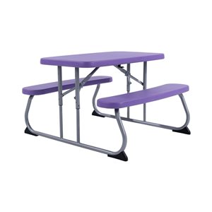 Table de pique-nique d'extérieur pour enfants LIFE TIME, mauve