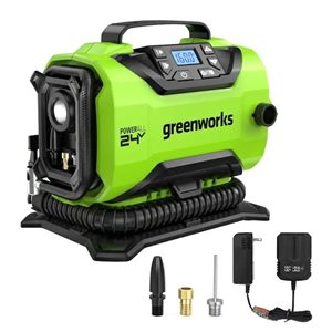 Greenworks 24V Inflator, Battery and Charger Not Included