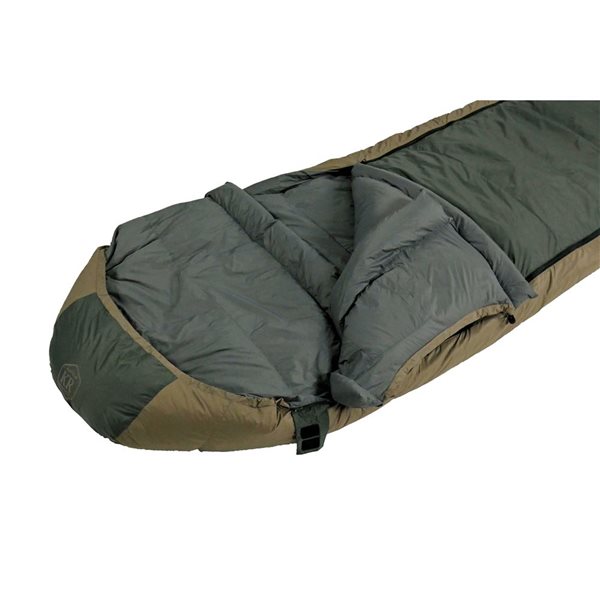 Kamp-Rite Outfitter Black and Brown Mummy Down Sleeping Bag