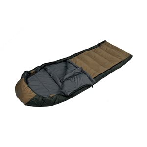 Kamp-Rite Outfitter Brown and Black Mummy Synthetic Sleeping Bag