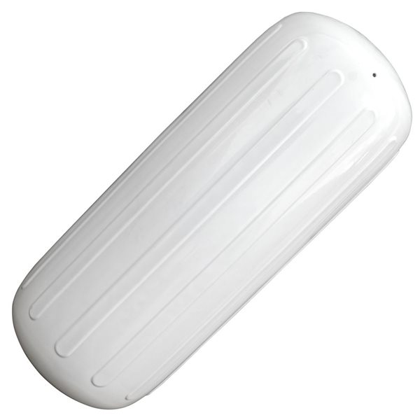 Dock Edge 8-in x 20-in White Boat Fender