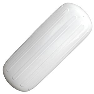 Dock Edge 8-in x 20-in White Boat Fender