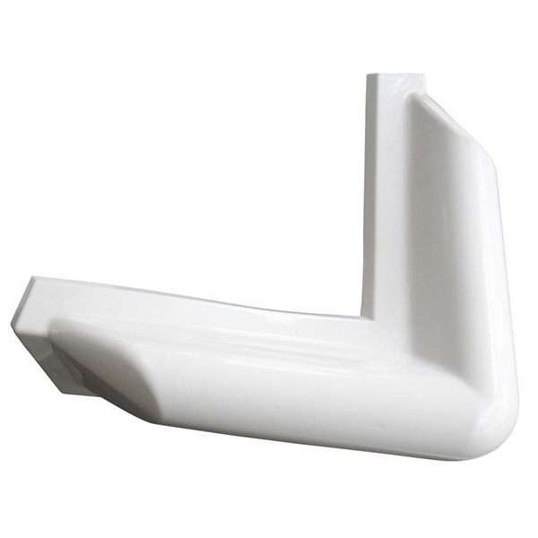 Dock Edge White Plastic Dock Bumper Corner