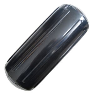 Dock Edge 6-in x 15-in Black Boat Fender