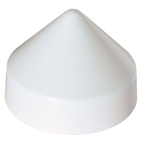 Dock Edge 7-in White Piling Cap