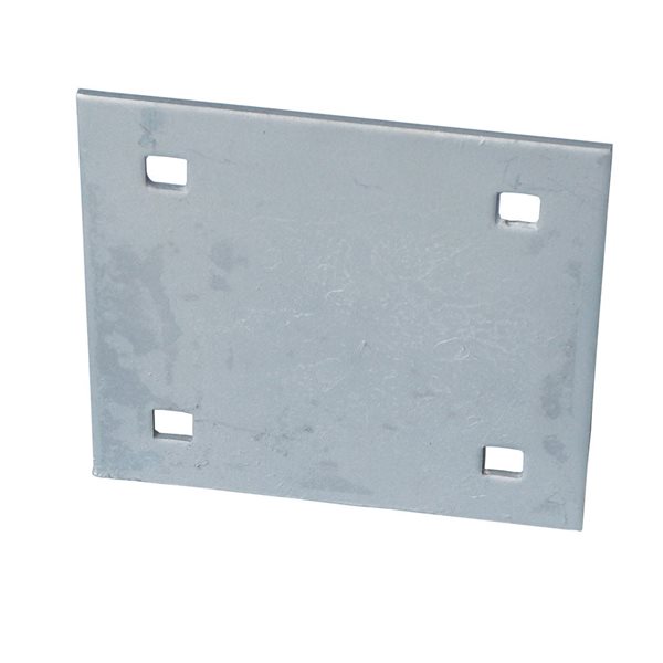 Dock Edge Heavy Duty Corner Plate - 1/4" Galvanized Steel For Dock Floats & Marine Applications