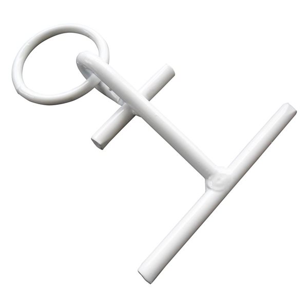 Dock Edge 6.5-in White Dock Cleat