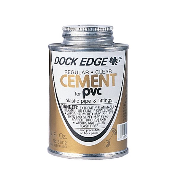 Ciment clair pour PVC par Dock Edge, 113 ml