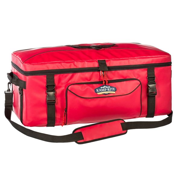 Kamp-Rite 72 SQ Kooler Soft Cooler Can Capacity 72 Red 30-in x 15.5-in x 12.5-in