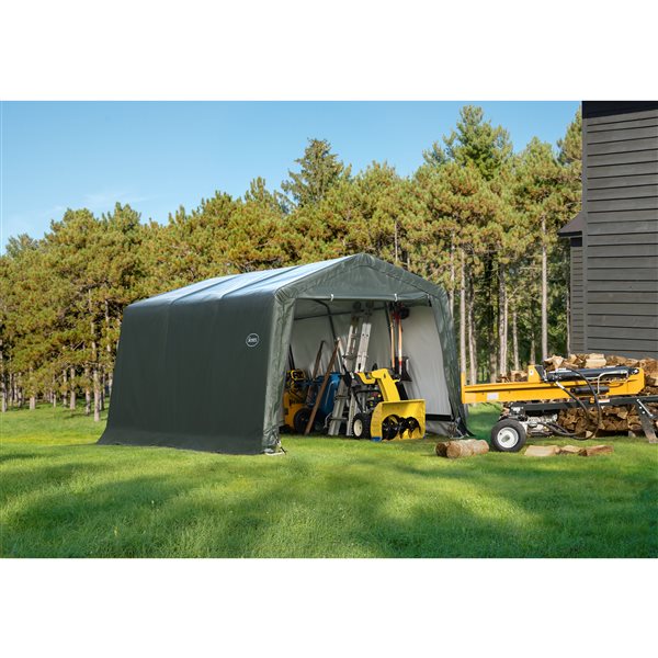 Scotts 10-ft x 15-ft Green Utility Shed