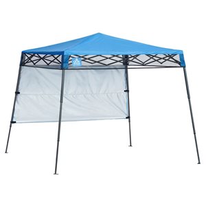 Abri-soleil escamotable Go Hybrid bleu Regatta de 7x 7 pi par Quik Shade