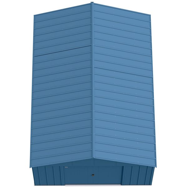 Arrow Classic 12 X 17-ft Blue Grey Galvanized Steel Storage Shed