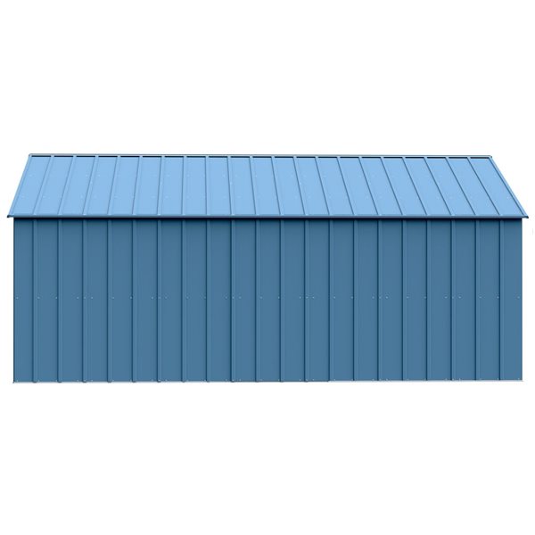 Arrow Classic 12 X 17-ft Blue Grey Galvanized Steel Storage Shed