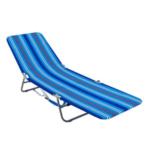Rio Multicolour Folding Beach Chair with storage pouch