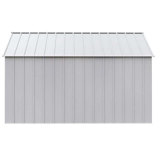 Arrow Classic 12 X 12-ft Gray Galvanized Steel Storage Shed